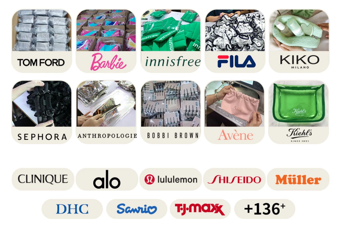 who is our custom cosmetic bag service for