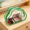 clear pvc vanity pouch / mini travel toiletry & makeup case (with handle) #2
