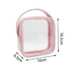 clear pvc toiletry pouch / transparent travel cosmetic & liquid bag #2