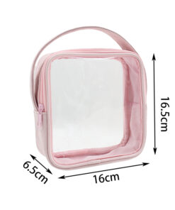 clear pvc toiletry pouch / transparent travel cosmetic & liquid bag #2