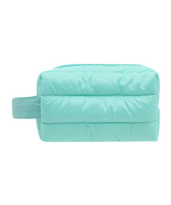 metallic silver dome pouch / compact makeup & toiletry bag #2