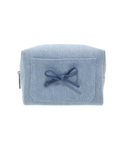 quilted mini square pouch / compact makeup & essentials zip case #2