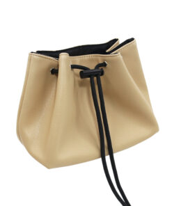 ruffle trim quilted pouch / puffy cosmetic & toiletry bag #2