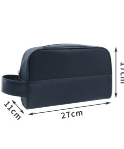 textured rectangular dopp kit / men’s toiletry & grooming bag #2