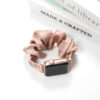 satin scrunchie watch band / apple watch replacement strap