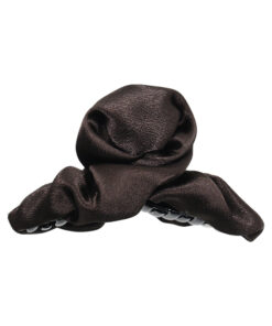 satin bow hair clip / minimalist ribbon barrette with long tails #2