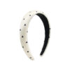 wide knotted headband / textured twill hairband for effortless styling #2