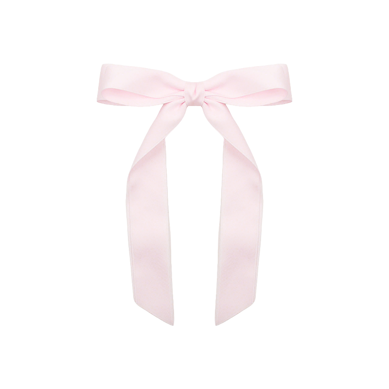 satin bow claw clip / oversized ribbon hair clamp #2