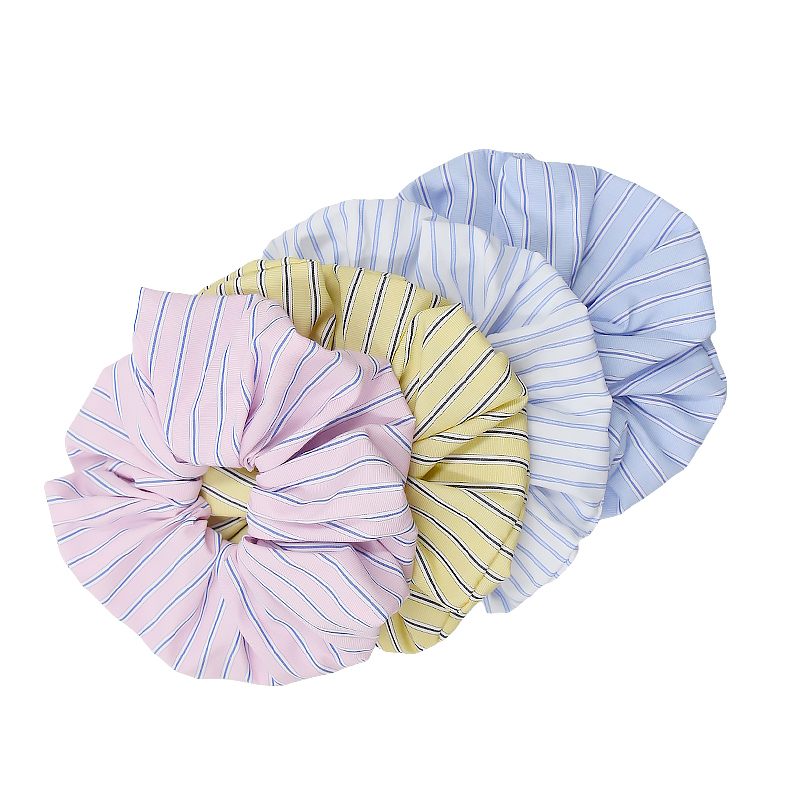 satin square scrunchie / elegant square hair scarf for effortless styling #2