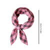 gingham skinny scarf / bow tie bag & hair scarf