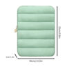 quilted puffer laptop sleeve / tablet protective bag