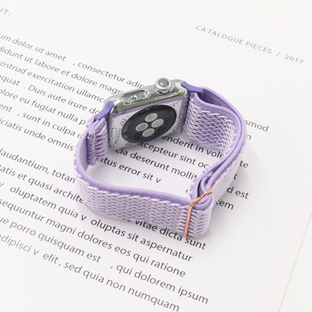 adjustable braided nylon watch band / apple watch replacement strap