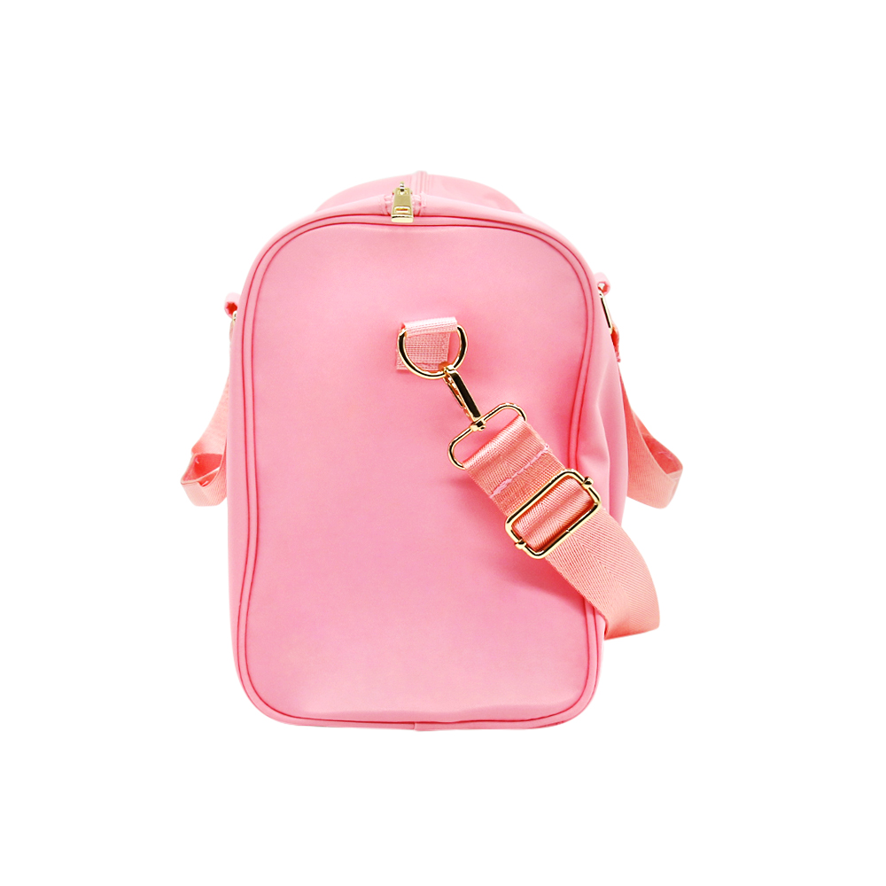 quilted blue luggage tag set / 2 pack travel id tags with clear window #2