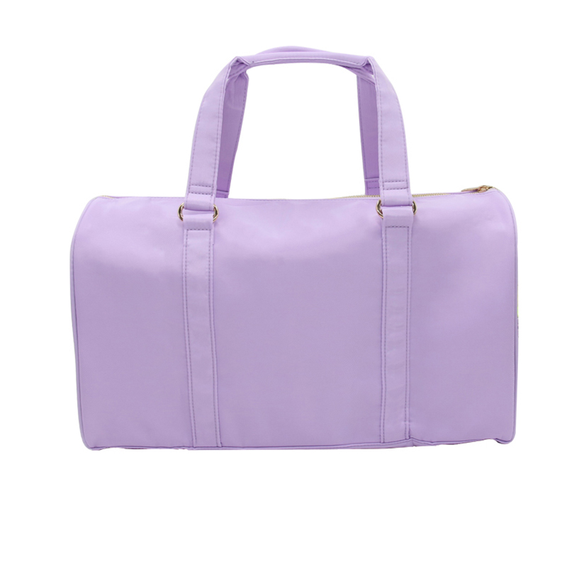 quilted blue luggage tag set / 2 pack travel id tags with clear window #2