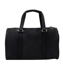 quilted blue luggage tag set / 2 pack travel id tags with clear window #2