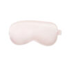blush pink satin sleep eye mask / soft silk like travel & nighttime eye cover (3 pack)