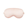 blush pink satin sleep eye mask / soft silk like travel & nighttime eye cover (3 pack)