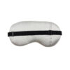 blush pink satin sleep eye mask / soft silk like travel & nighttime eye cover (3 pack)