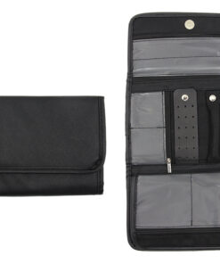 foldable multi compartment tool organizer / professional brush & accessory roll bag