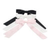 satin bow claw clip / oversized ribbon hair clamp #2