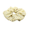 candy stripe polycotton scrunchie / preppy striped hair tie for effortless styling