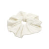 candy stripe polycotton scrunchie / preppy striped hair tie for effortless styling