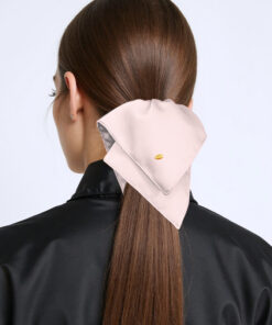 iridescent polka dot knotted headband / playful elastic hairband with bow detail #2