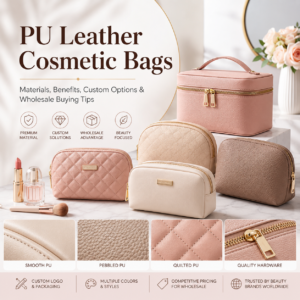 PU Leather Cosmetic Bags Guide | Materials, Benefits & Wholesale Tips