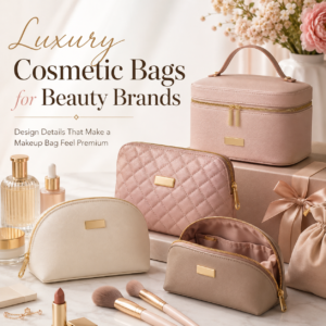 Luxury Cosmetic Bags for Beauty Brands | Premium Makeup Bag Design Guide