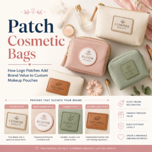 Patch Cosmetic Bags Guide | How Logo Patches Add Brand Value