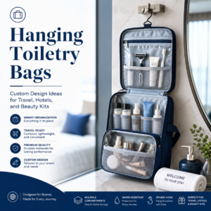 Hanging Toiletry Bags Guide | Custom Travel, Hotel & Beauty Kit Ideas